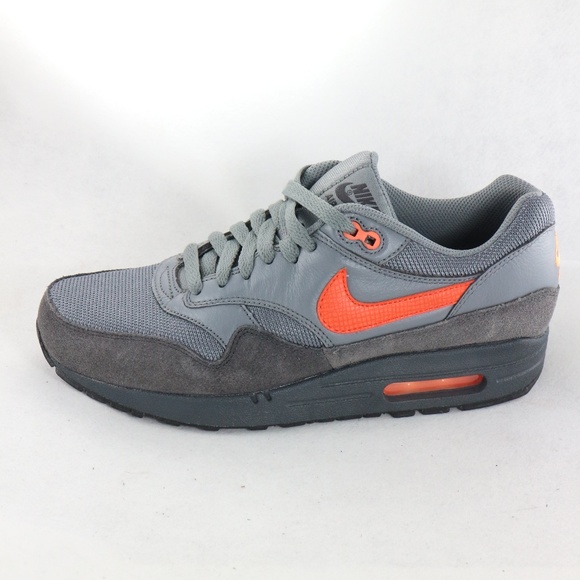 NIKE Air Max 1 FB Cool Grey-Atomic Orange Sz 8 US - Picture 2 of 8